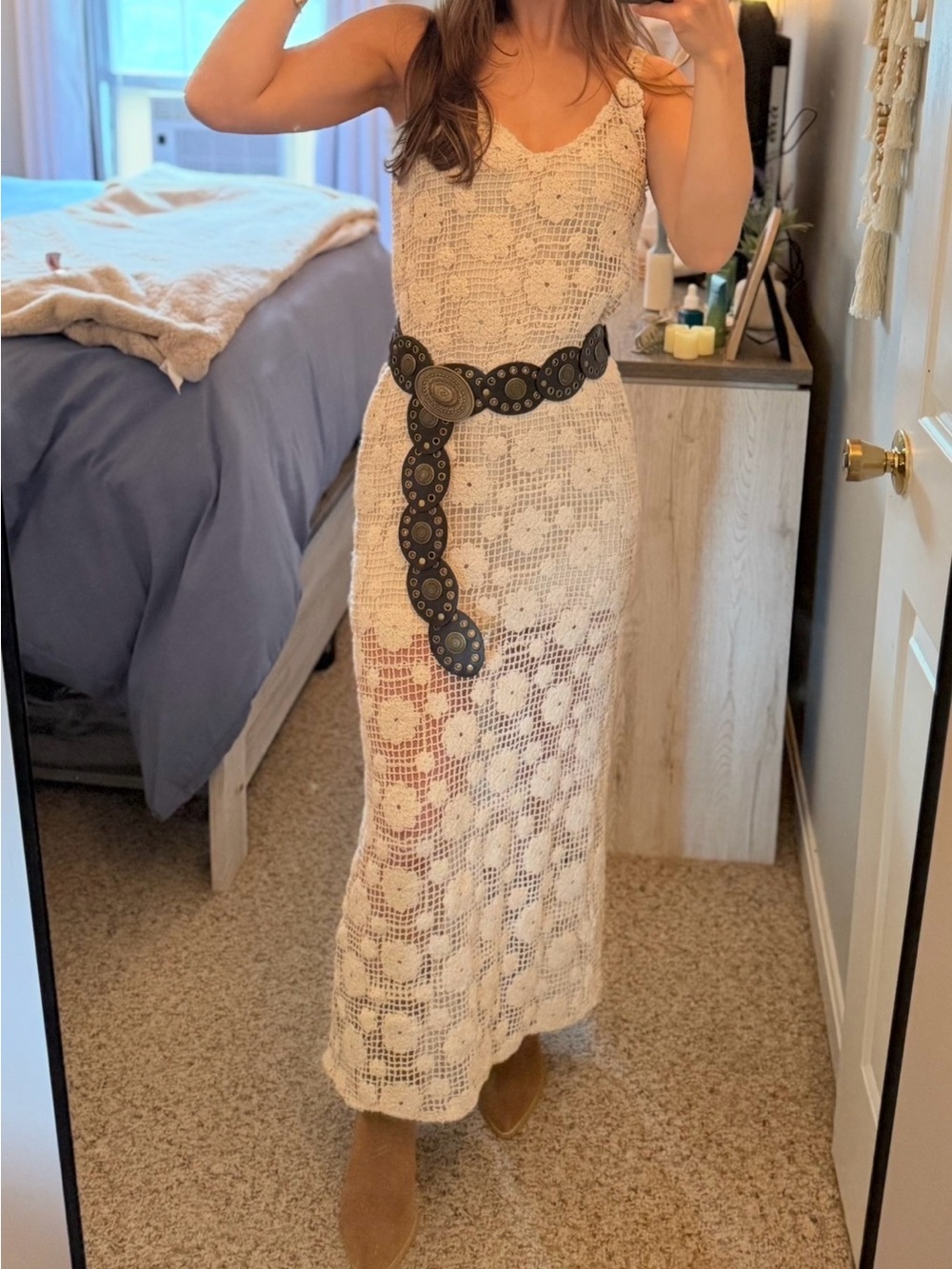 Bohme Ninna Floral Midi Dress - S